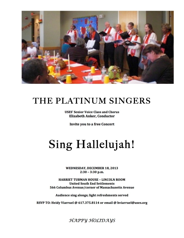 THE PLATINUM SINGERS 12-18